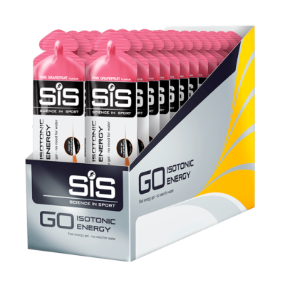 SUPER STUNT SIS GO ISOTONIC PINK GRAPEFRUIT ENERGY GEL 30 stuks