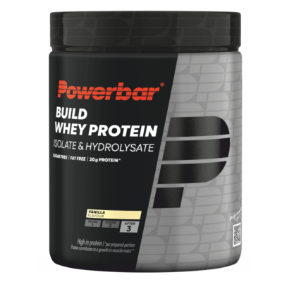 POWERBAR BUILD WHEY PROTEIN ISOLATE EN HYDROISOLATE POEDER COOKIES & CREAM 550G