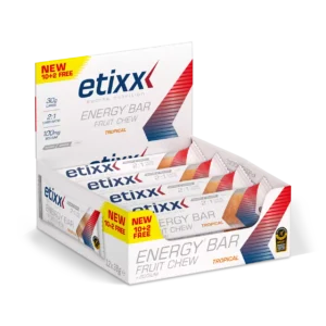 ETIXX FRUIT CHEW ENERGY BAR TROPICAL12 PACK