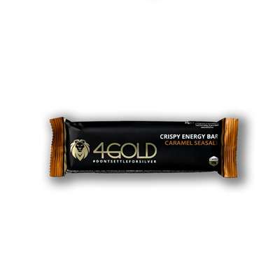 4GOLD CARAMEL SEASALT CRISPY ENERGY BAR 12 PACK