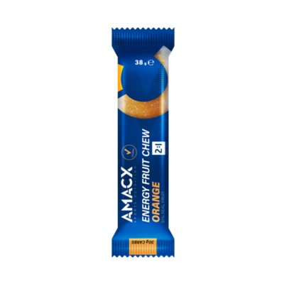 AMACX ENERGY FRUIT CHEW ORANGE